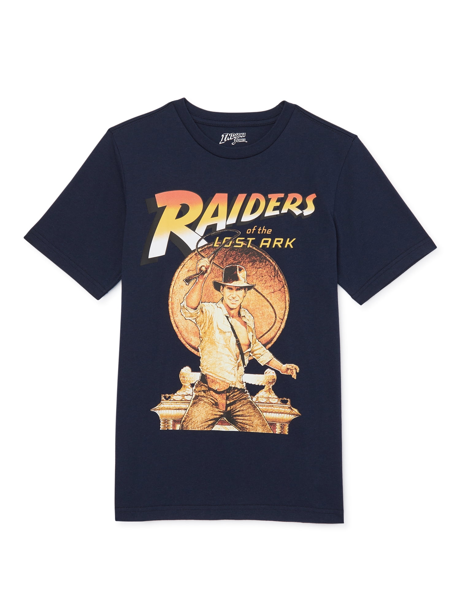 Indiana Jones Boys Raiders Poster, Crew Neck, Short Sleeve, Graphic T-Shirt, Sizes 4-18