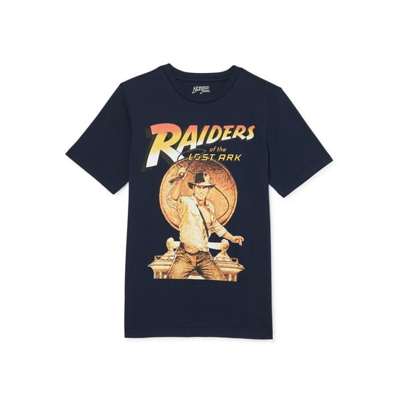 Indiana Jones Boys Raiders Poster, Crew Neck, Short Sleeve, Graphic T-Shirt, Sizes 4-18