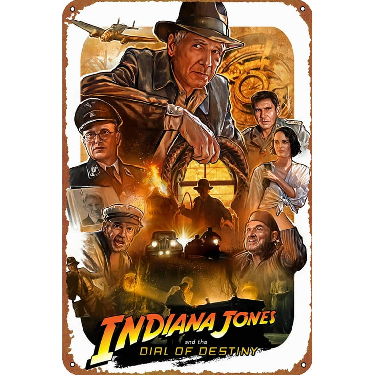 Indiana Jones and the EC36 Dial of Destiny Poster Retro