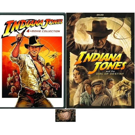 Indiana Jones Harrison Ford The Complete Crusade 5 DVD Set Includes Treasure Art Card