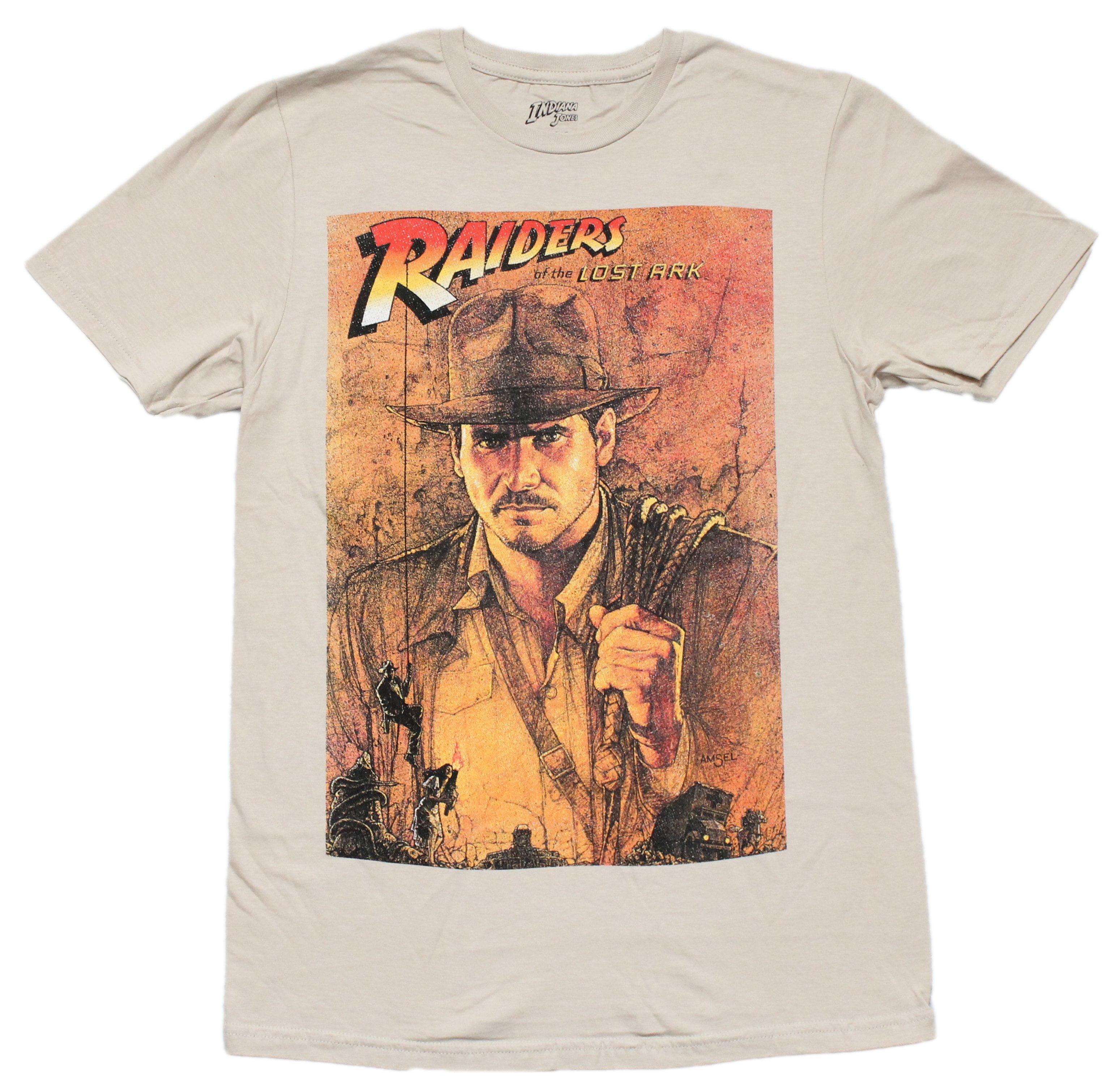 Indiana Jones Mens T-shirt - Raiders of the Lost Ark Distressed 