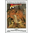thumbnail image 1 of Indiana Jones: Raiders Of The Lost Ark - Framed Movie Poster (1982 Re-Release Regular) (Size: 27" X 40") (Silver Aluminum Frame), 1 of 6