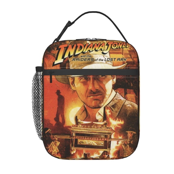 Indiana Jones Reusable Lunch Bag School Portable Cooler Bag Insulated Lunch Box For Beach Picnic Travel