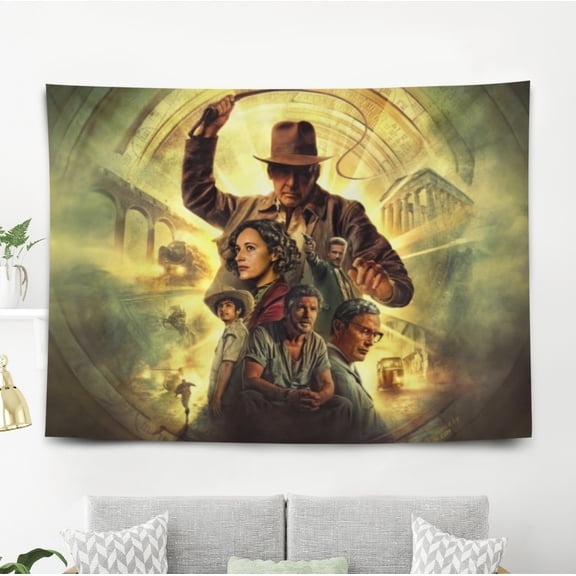 Indiana Jones Tapestry Wall Hanging for Bedroom Dorm Wall Tapestry Birthday Gift