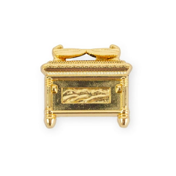 Indiana Jones and The Raiders of the Lost Ark Covenant Gold IP Lapel Pin - 2cm x 2.2cm