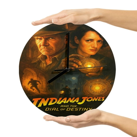 Indiana Jones and the Dial of Destiny MDF Wall Clock11.6"