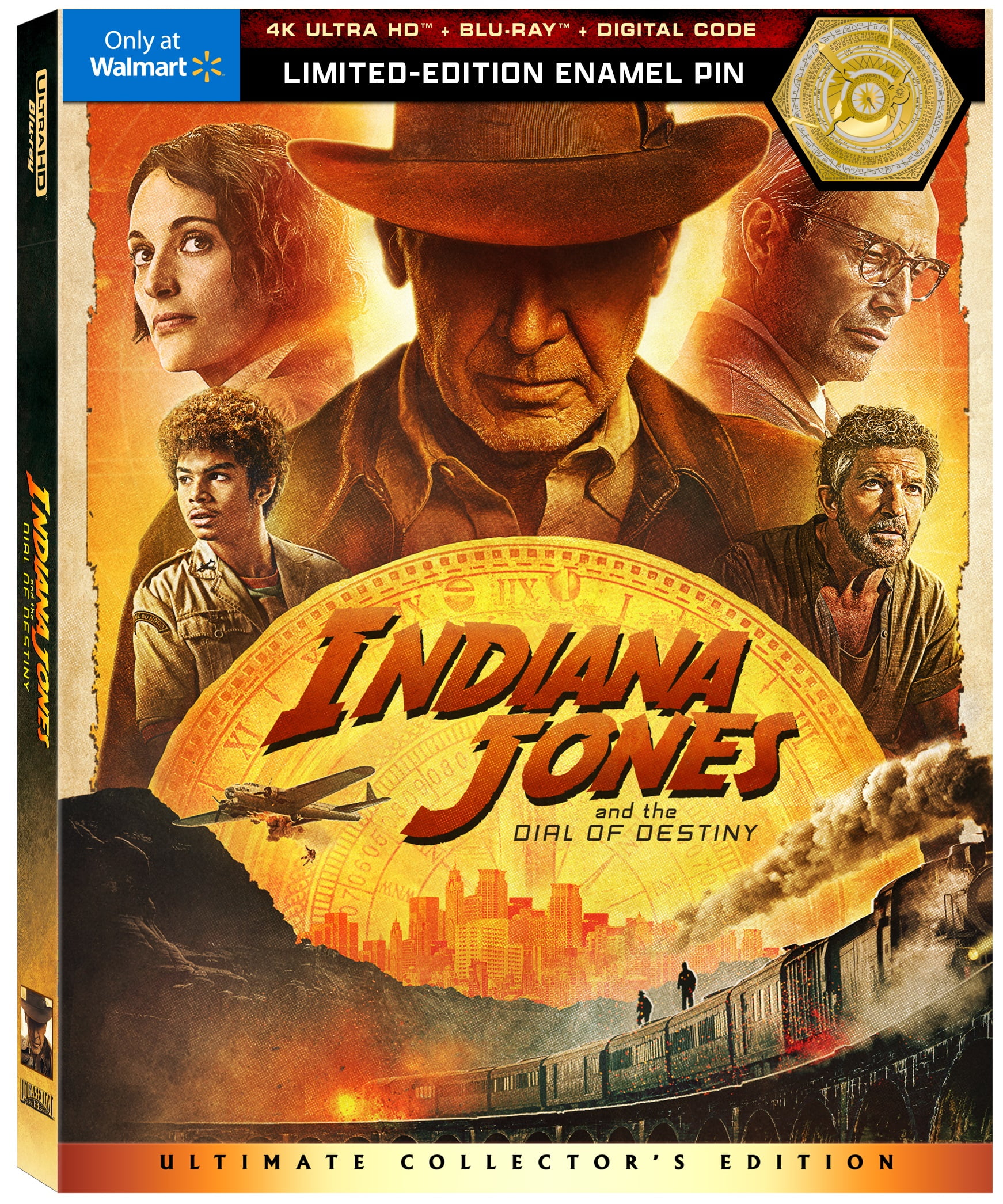 Indiana Jones et Le Cadran de la destinée [4K Ultra HD + Blu-Ray]: DVD et  Blu-ray 