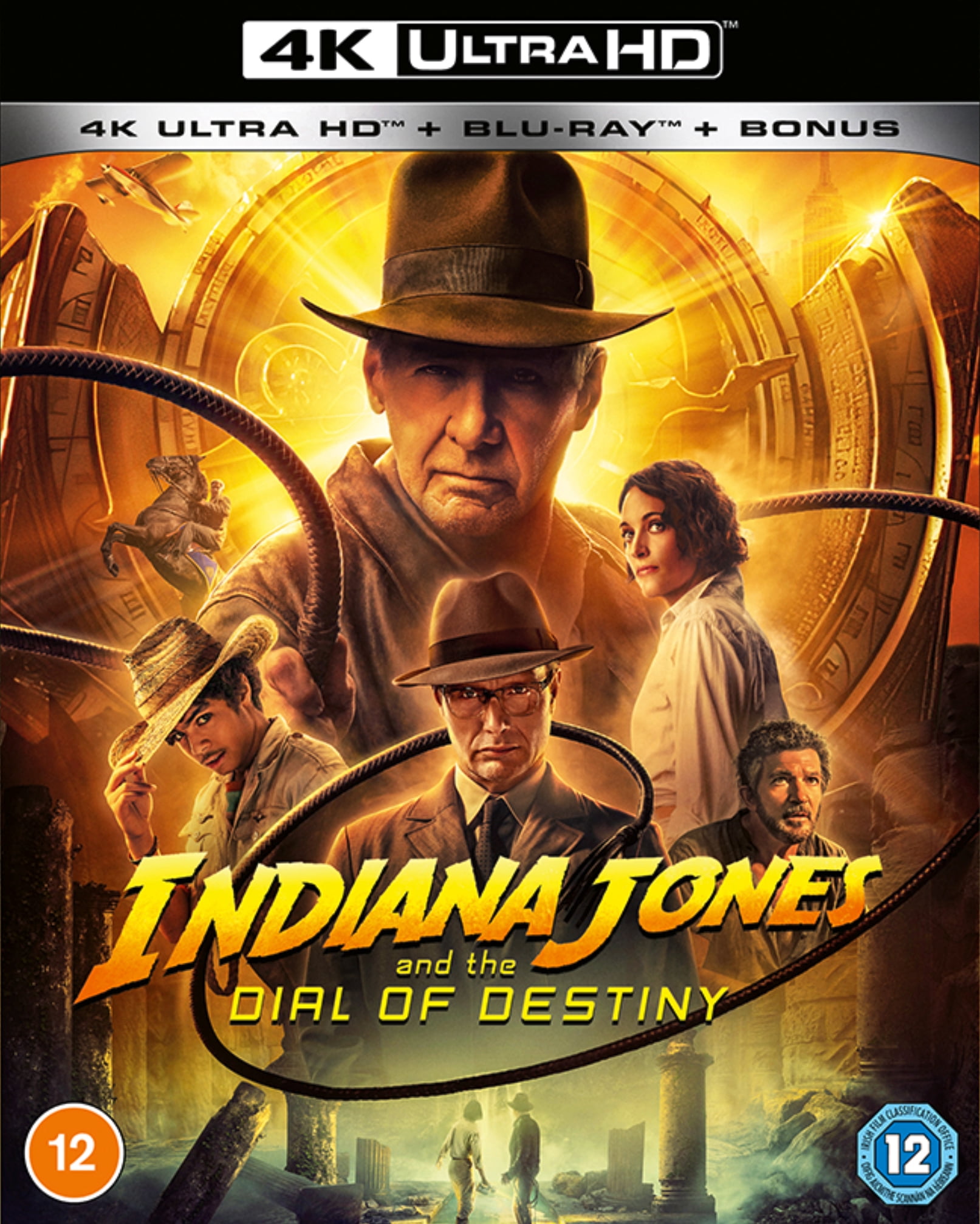 Indiana Jones and the Dial of Destiny (4K Ultra HD) Antonio Banderas Boyd Holbrook Karen Allen