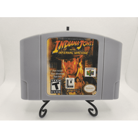 Indiana Jones and the Infernal Machine(Nintendo 64, 2000)-New Rating: E-Everyone