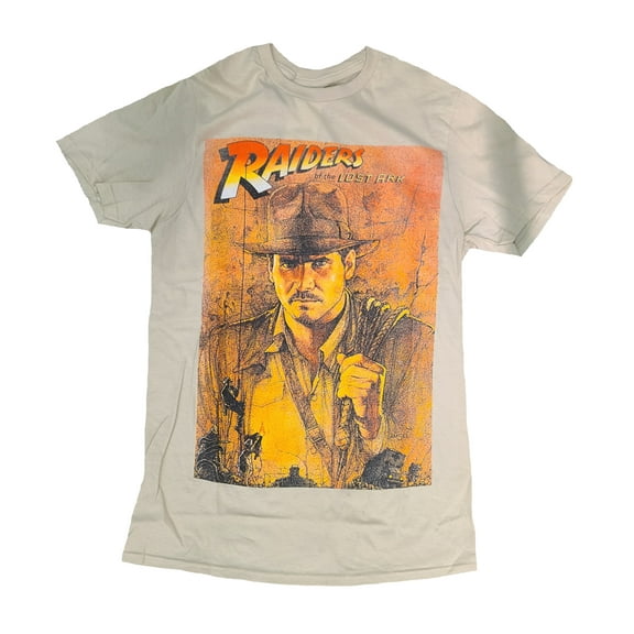 Indiana Jones and the Raiders of the Lost Ark Sand Graphic T-Shirt - Large