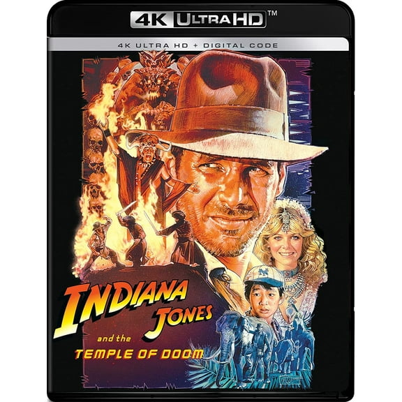 Indiana Jones and the Temple Of Doom (4K Ultra HD + Digital Copy ) Harrison Ford, Action/Adventure