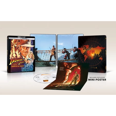 Indiana Jones and the Temple of Doom (4K Ultra HD + Digital Copy) (Steelbook)