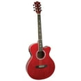 thumbnail image 1 of Indiana Madison Acoustic/Electric Guitar - Red, 1 of 8