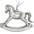 thumbnail image 1 of Indiana Metal Craft Rocking Horse Pewter Christmas Tree Xmas Decoration Ornament Made in USA, 1 of 1