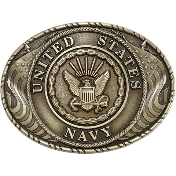 Indiana Metal Craft US NAVY Solid Brass Grave Tombstone or Cremation Urn Medallion Made in USA