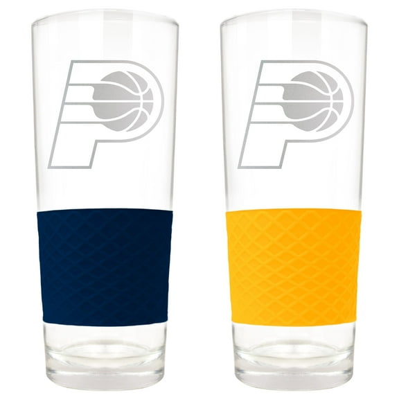 Indiana Pacers 22oz. Logo Score Pint Glass Two-Piece Set