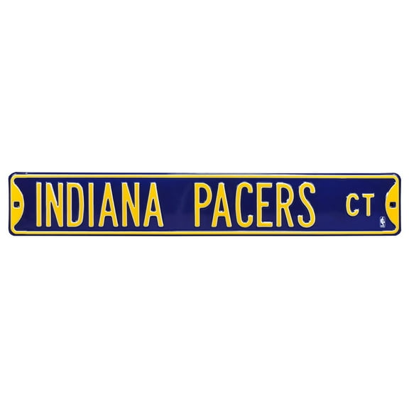Indiana Pacers 6'' x 36'' Steel Street Sign