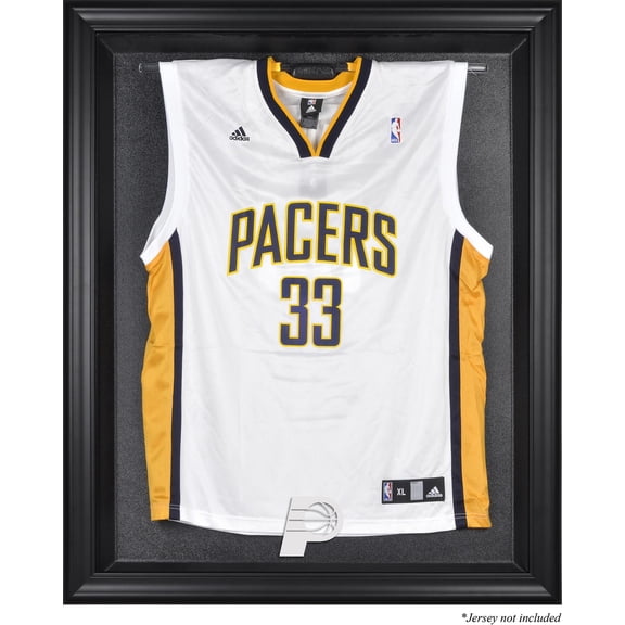Indiana Pacers Black Framed Team Logo Jersey Display Case