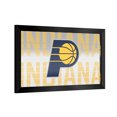thumbnail image 1 of Indiana Pacers City Ready-To-Hang Black Framed Wall Mirror, 1 of 4