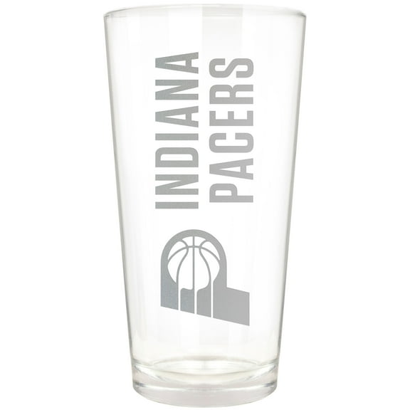 Indiana Pacers Etched 16oz. Vertical Rally Cry Pint Glass