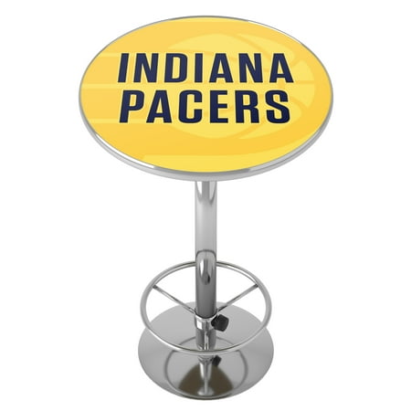 Indiana Pacers NBA Fade Chrome Pub Table - Gold, Black