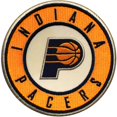 thumbnail image 1 of Indiana Pacers Large Sticker Iron On NBA Patch, 1 of 4