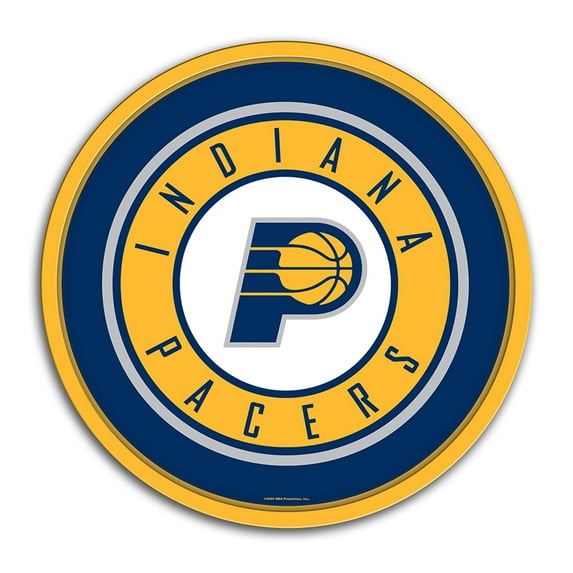 Indiana Pacers 17.5" Modern Disc Wall Sign