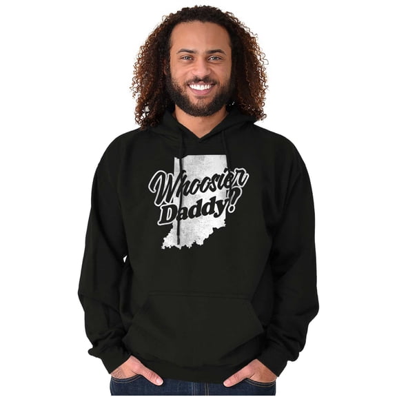 Indiana Proud Hoosier State IN Local Hoodie Hooded Sweatshirt Men Brisco Brands M