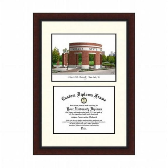 Indiana State 8.5" x 11" Legacy Scholar Diploma Frame