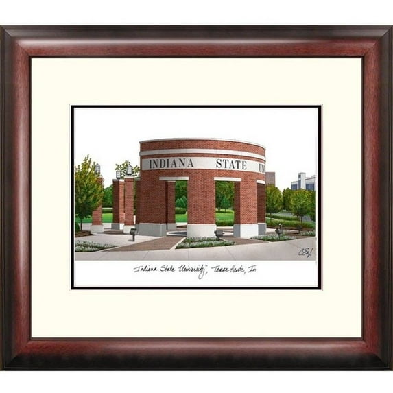 Indiana State Alumnus Framed Lithograph