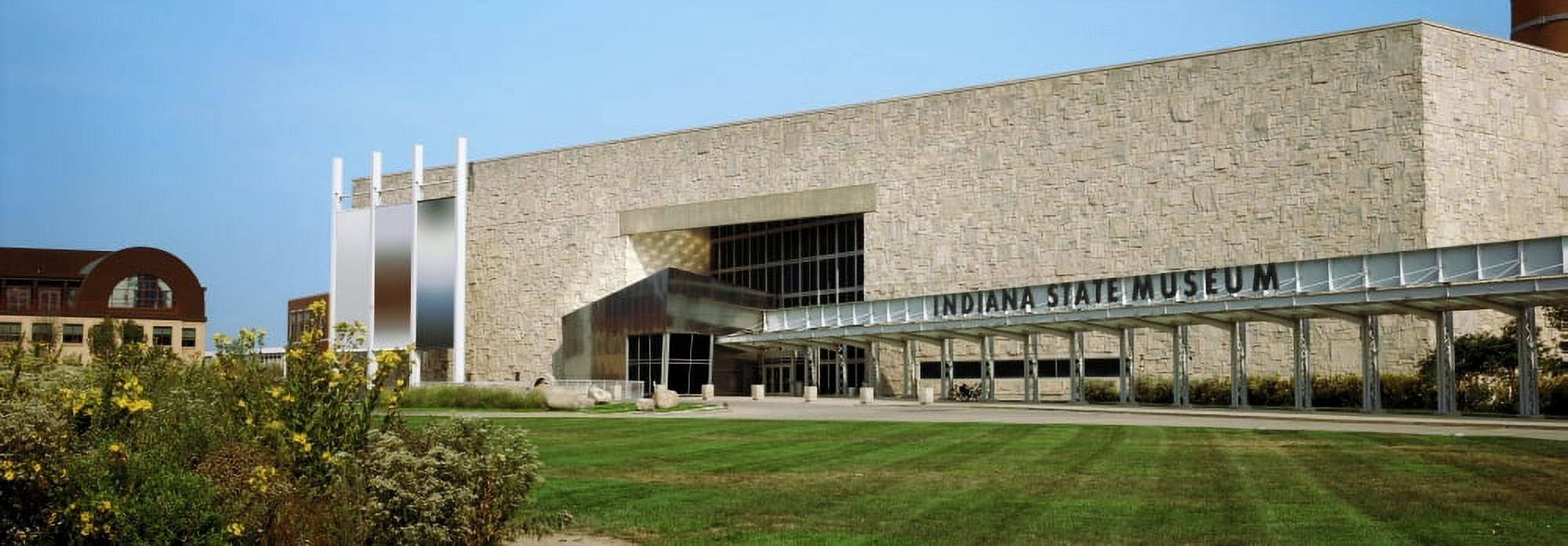 Indiana State Museum White River State Park Indianapolis Indiana USA Canvas Art - Panoramic Images (36 x 12)