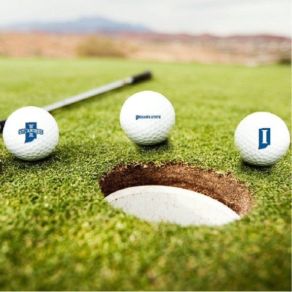 Indiana State Sycamores Logo Edition Taylormade Distance+ Golf Balls 12-Pack (Dozen)
