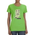 thumbnail image 1 of Indiana State Tourist Map T-Shirt Women -Image by Shutterstock, Female XX-Large, 1 of 4