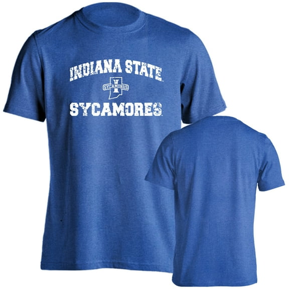 Indiana State University Sycamores Distressed Retro Short Sleeve T-Shirt