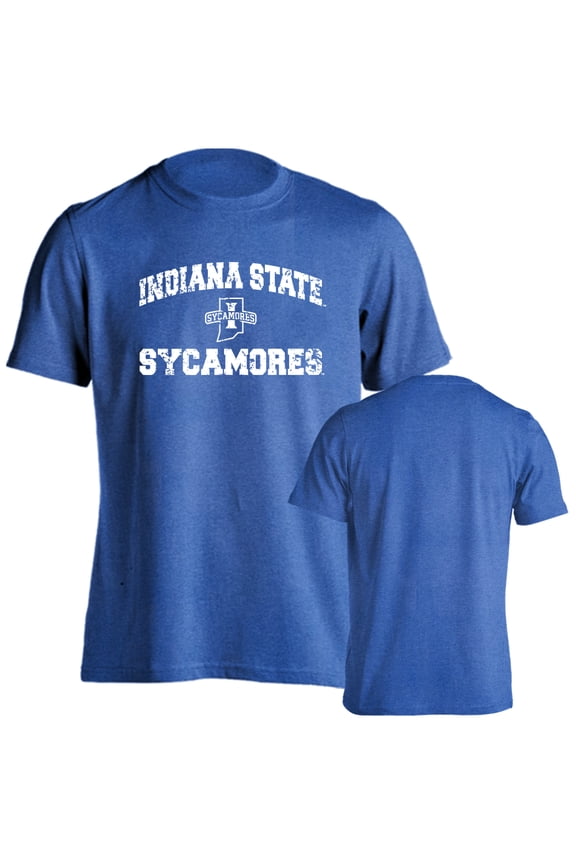 Indiana State University Sycamores Distressed Retro Short Sleeve T-Shirt