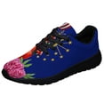 thumbnail image 1 of Indiana Stte Cardinal and Peony Flower Shoes Sneakers Black Size 9.5, 1 of 7