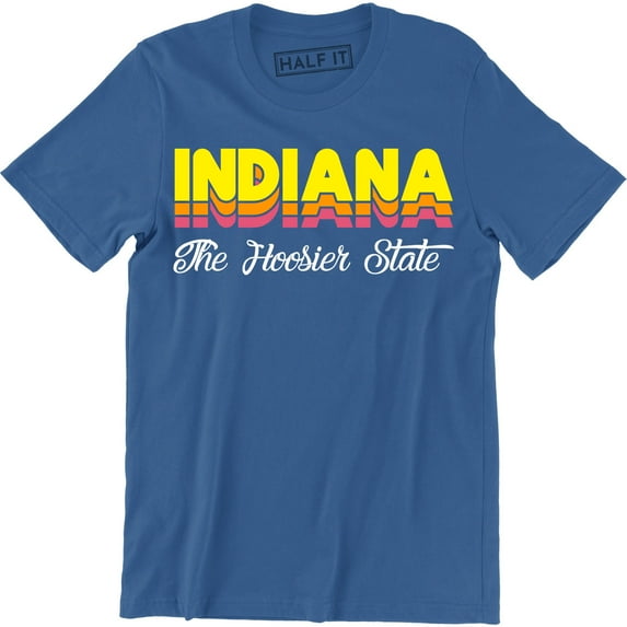Indiana The Hoosier State Fashion Souvenir Hometown Arched City Men's T-Shirt
