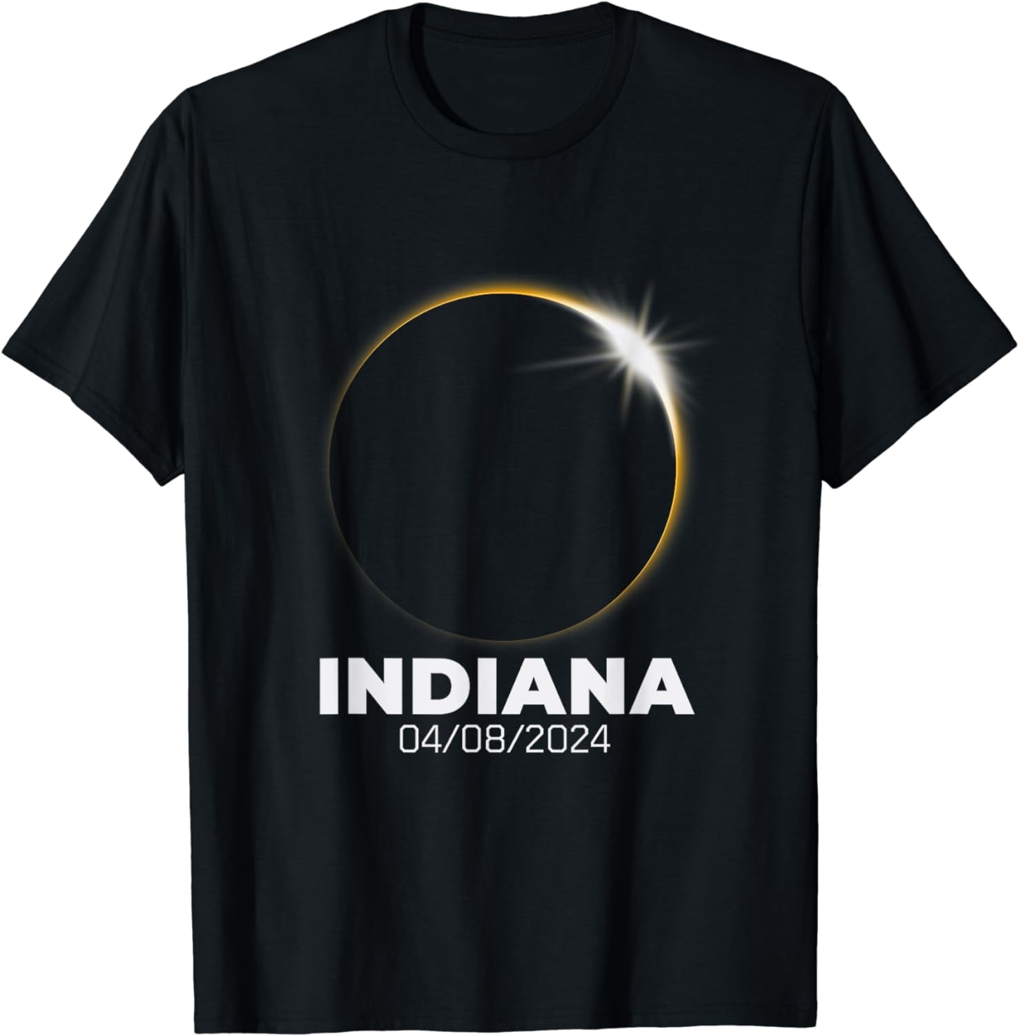 Indiana Total Solar Eclipse 2025 April 8th 2025 Totality TShirt