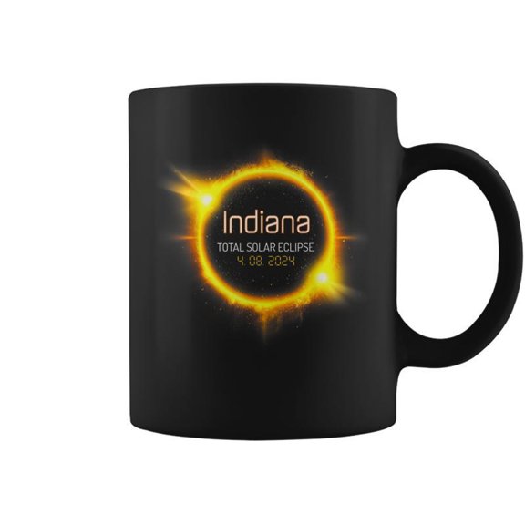 Indiana Total Solar Eclipse America April 040824 Usa Coffee Mugs