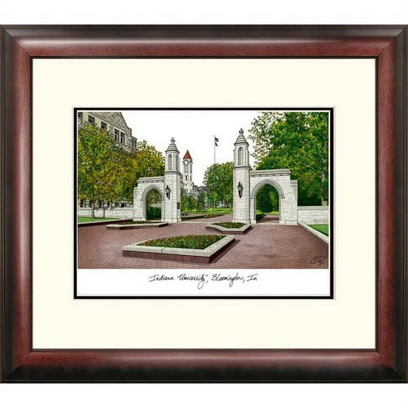 Indiana University, Bloomington Alumnus Framed Lithograph