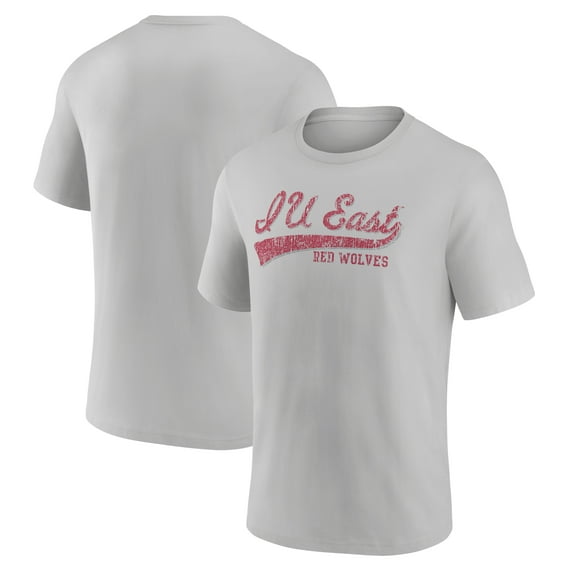 Indiana University East Red Wolves All-American Primary Tri-Blend T-Shirt - Ash