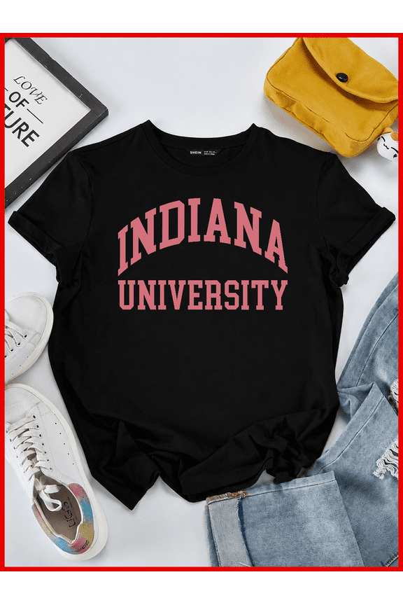 Indiana University Hoosiers Vintage College Team Pride Unisex T-Shirt V60817, S-5XL