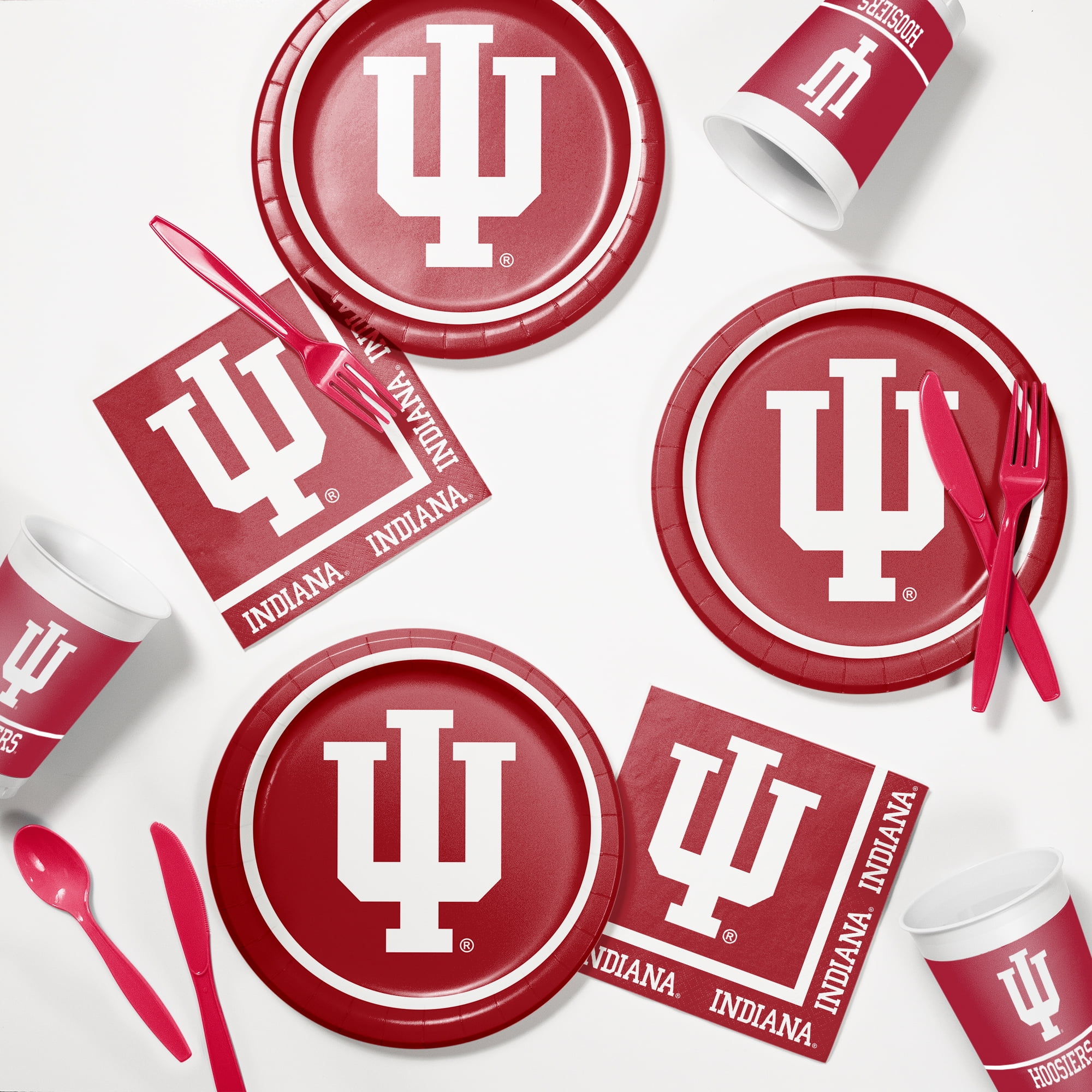 Indiana University Tailgate Kit, Serves 8 IU Fans