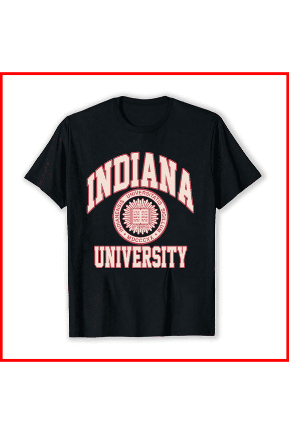Indiana University Vintage College Hoosiers School Pride Unisex T-Shirt V1130644, up to Size 5XL