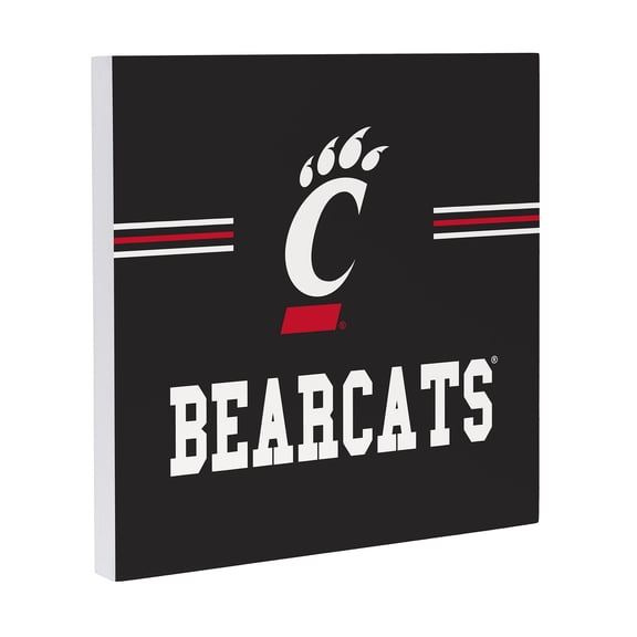 Cincinnati Bearcats 12" x 12" Wood Wall Sign