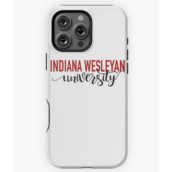 Indiana Wesleyan Script Logo N3375 Phone Case for iPhone 17 16 15 14 13 12 11 Pro Max