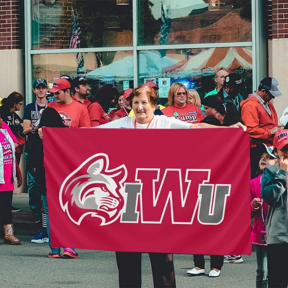 Indiana Wesleyan University Logo Banner Breeze Flag Outdoor Flags Home Flag Garden Flag 3 'X 5' Ft