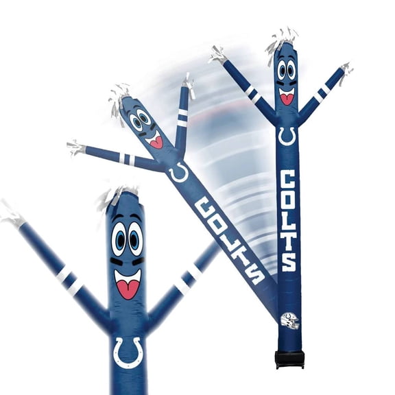 Indianapolic Colts Inflatable Mascot Crazy Sports Fan - 8ft Tall