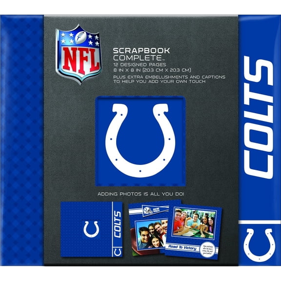 Indianapolis Colts 8" X 8" Complete Scrapbook