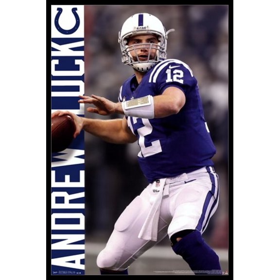Indianapolis Colts - Andrew Luck 2014 Laminated & Framed Poster Print (22 x 34)